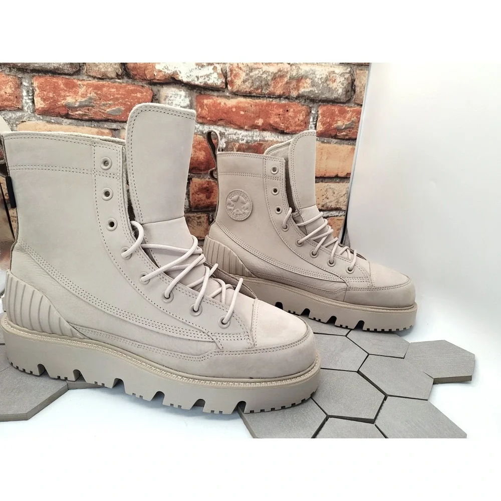 SZ 13 Men Converse Chuck 70 Hi Rugged Waterproof Boots Tan Stone Sand Chunky